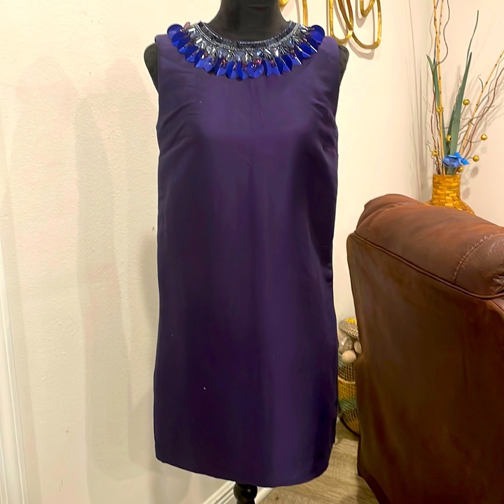 Retail $645 Mother of Pearl Purple Runway Dress